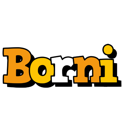 Borni cartoon logo