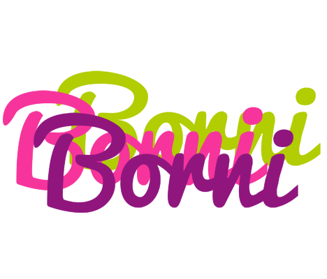 Borni flowers logo