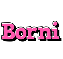 Borni girlish logo