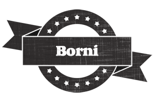 Borni grunge logo