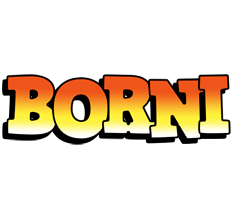 Borni sunset logo