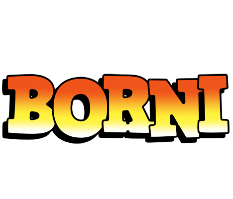 Borni sunset logo