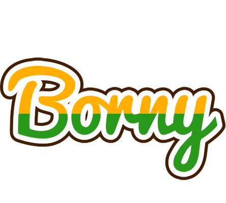 Borny banana logo