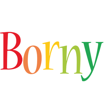 Borny birthday logo