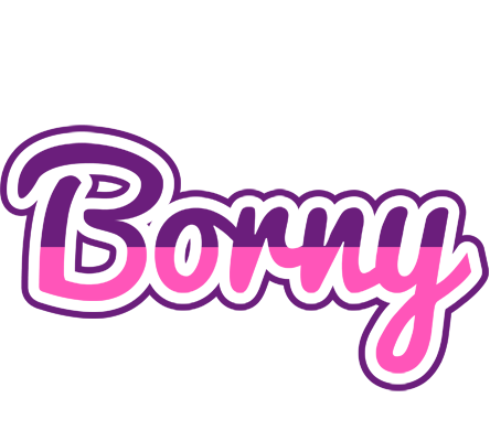 Borny cheerful logo