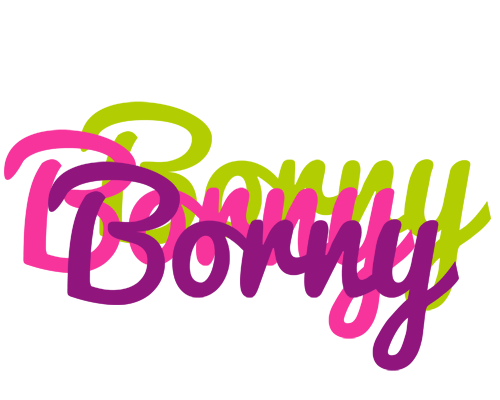 Borny flowers logo