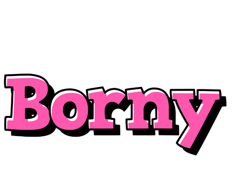 Borny girlish logo