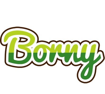Borny golfing logo