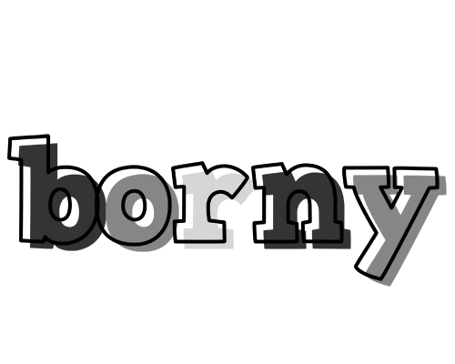 Borny night logo