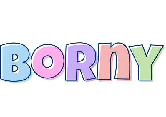 Borny pastel logo