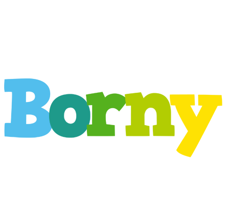 Borny rainbows logo