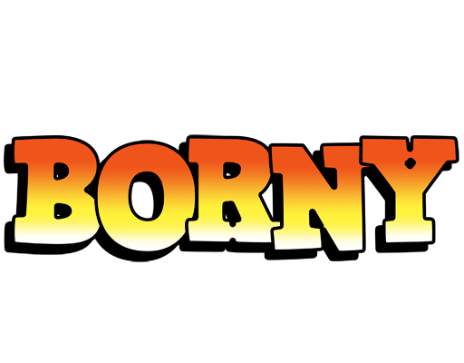 Borny sunset logo