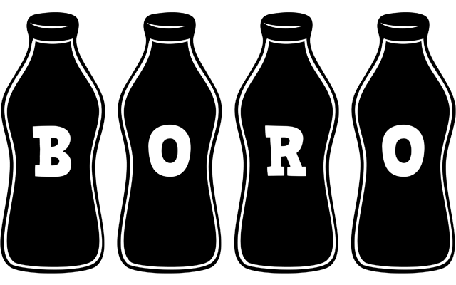 Boro bottle logo