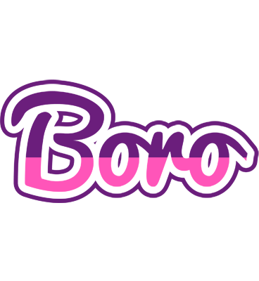 Boro cheerful logo