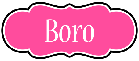 Boro invitation logo