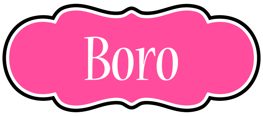 Boro invitation logo