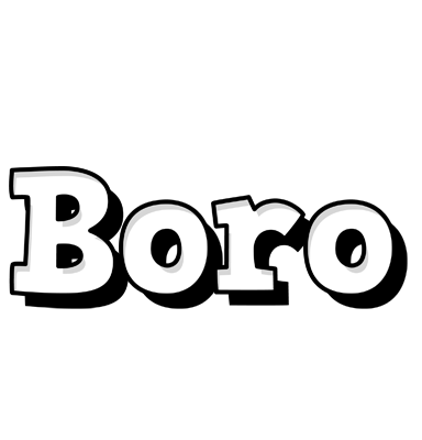 Boro snowing logo