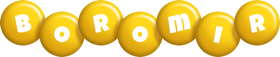 Boromir candy-yellow logo