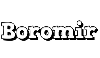Boromir snowing logo