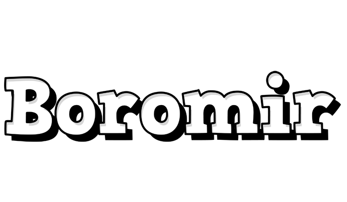 Boromir snowing logo