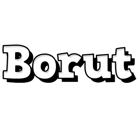 Borut snowing logo
