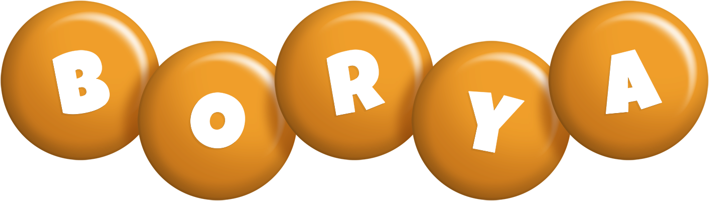Borya candy-orange logo