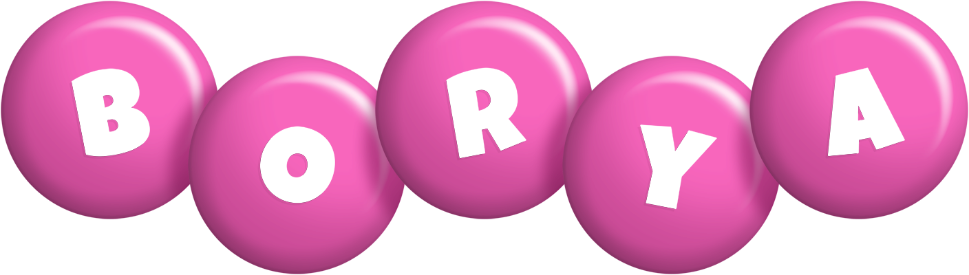 Borya candy-pink logo