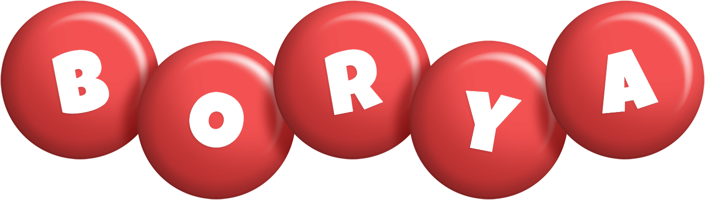 Borya candy-red logo