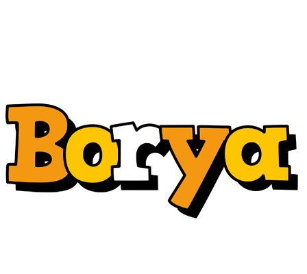 Borya cartoon logo