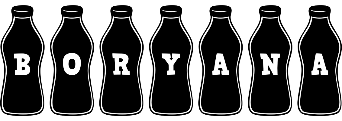 Boryana bottle logo