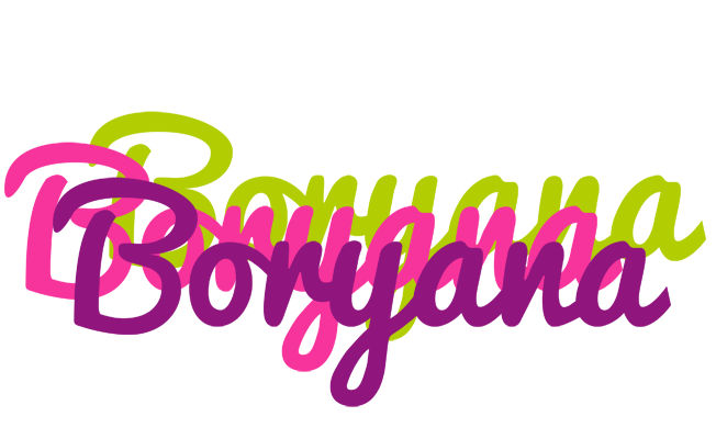 Boryana flowers logo
