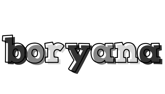 Boryana night logo