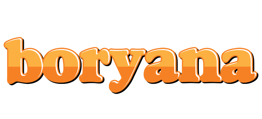 Boryana orange logo