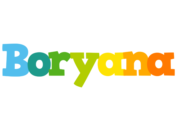 Boryana rainbows logo