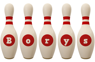 Borys bowling-pin logo