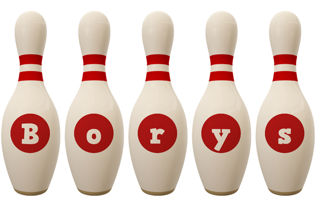 Borys bowling-pin logo