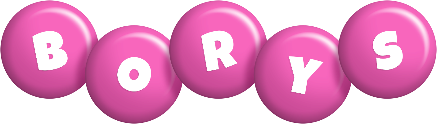 Borys candy-pink logo