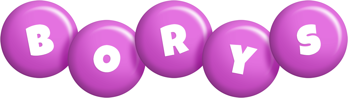 Borys candy-purple logo