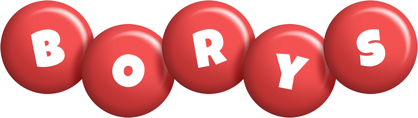 Borys candy-red logo