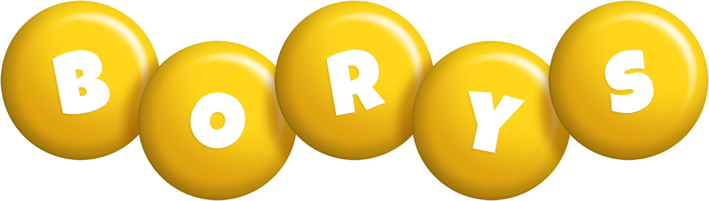 Borys candy-yellow logo