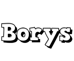 Borys snowing logo