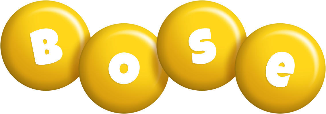 Bose candy-yellow logo