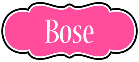 Bose invitation logo