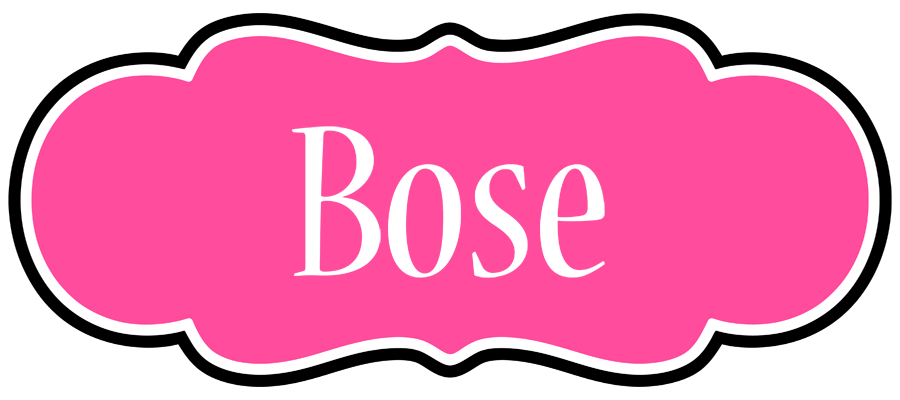 Bose invitation logo