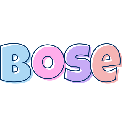 Bose pastel logo