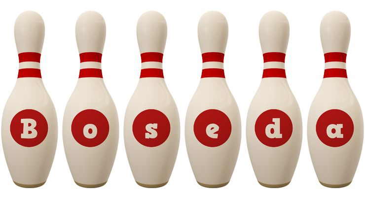 Boseda bowling-pin logo