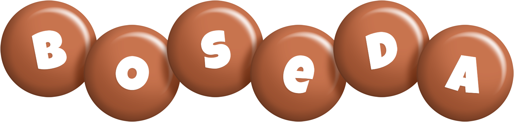 Boseda candy-brown logo
