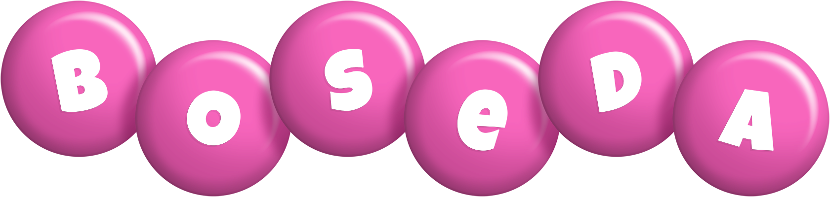 Boseda candy-pink logo