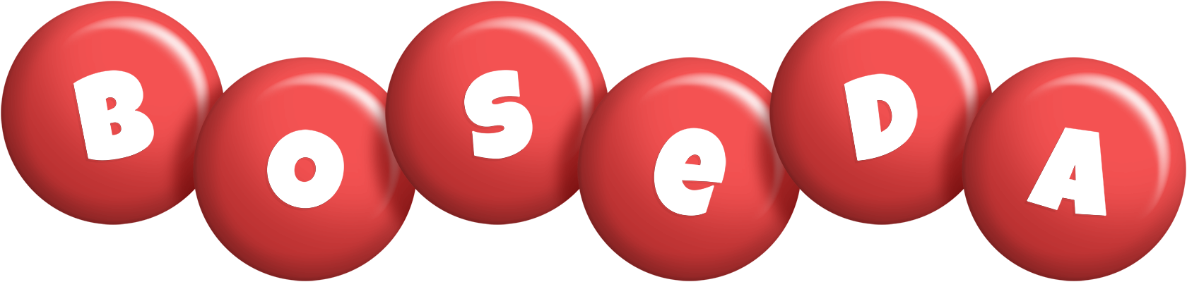 Boseda candy-red logo