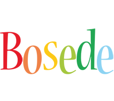 Bosede birthday logo